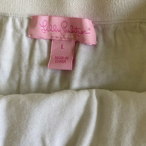 Lilly Pulitzer White Strapless Romper Large - Picture 7 of 9